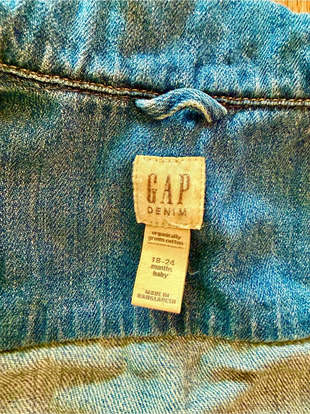 Baby Gap Classic Blue Denim Jean Jacket - Size 18-24 Months (